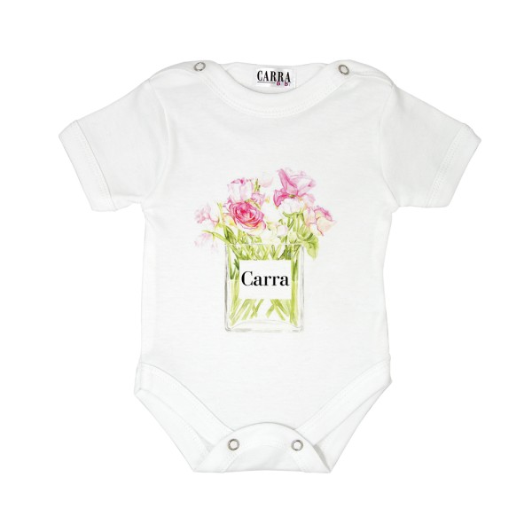 Carra Flowervase бебешко боди 